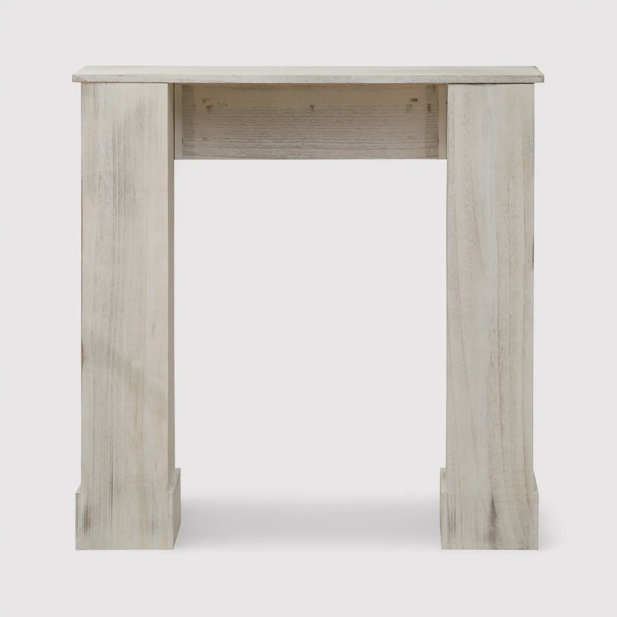 Ailanto - Cornice camino decorativa grigia in stile shabby - Image 5