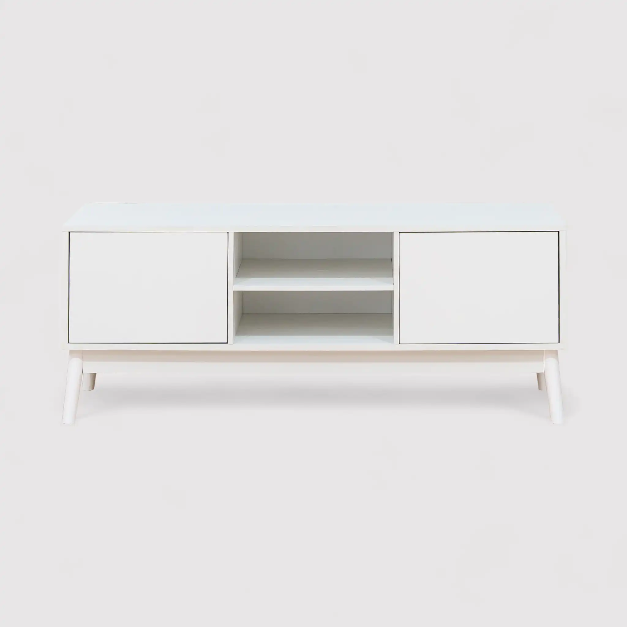 Bacopa - Credenza porta tv moderna bianca con 2 ante - Image 3