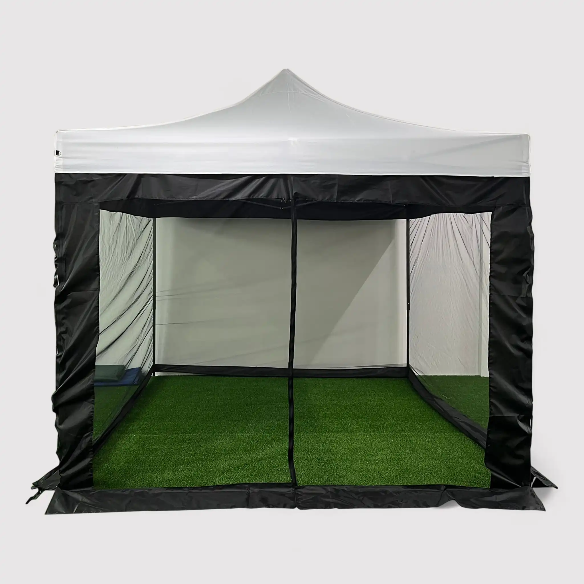 Banyan - Telo zanzariera nero per gazebo 3x3 - Image 3