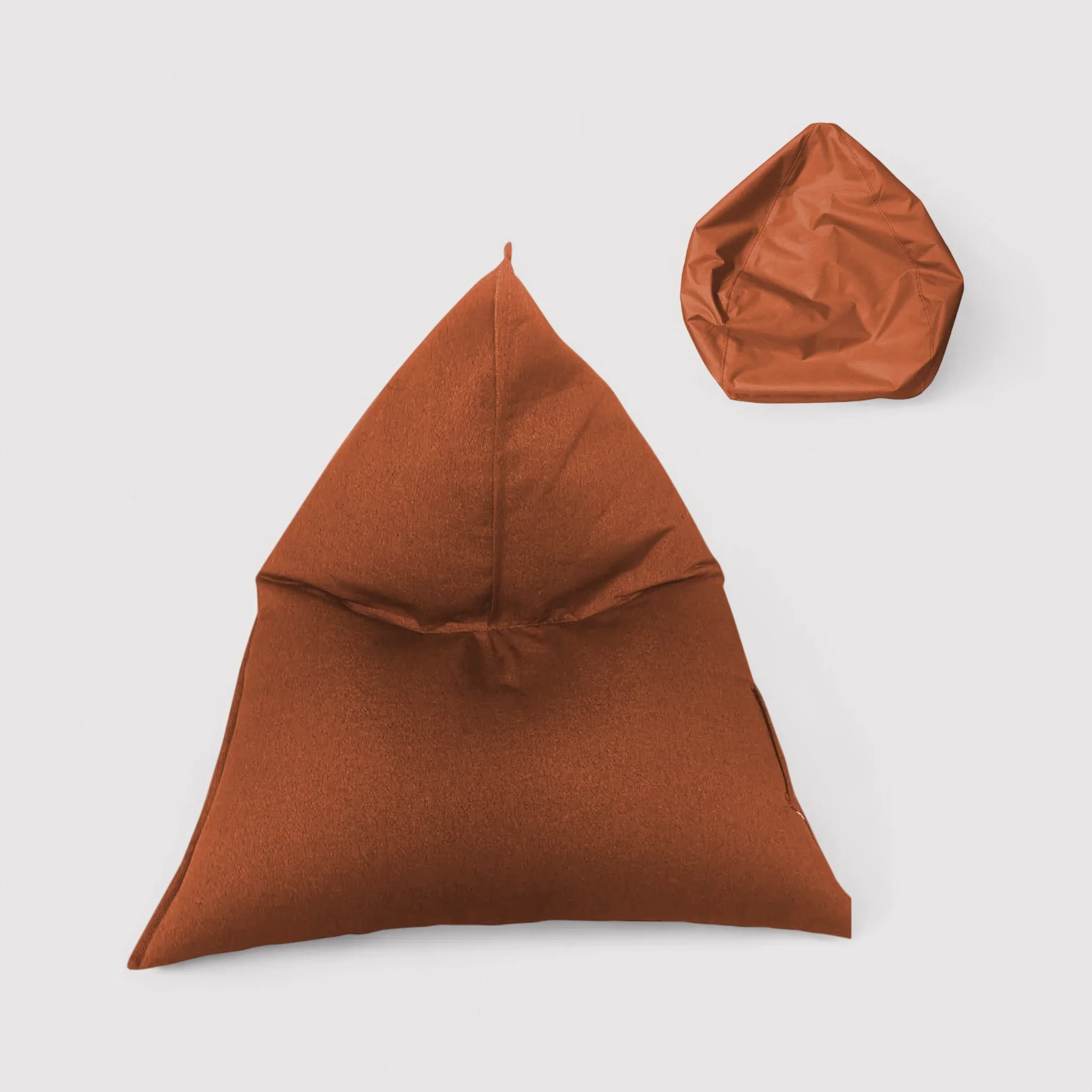 Carambola - Fodera per pouf a sacco arancione da riempire - Image 8