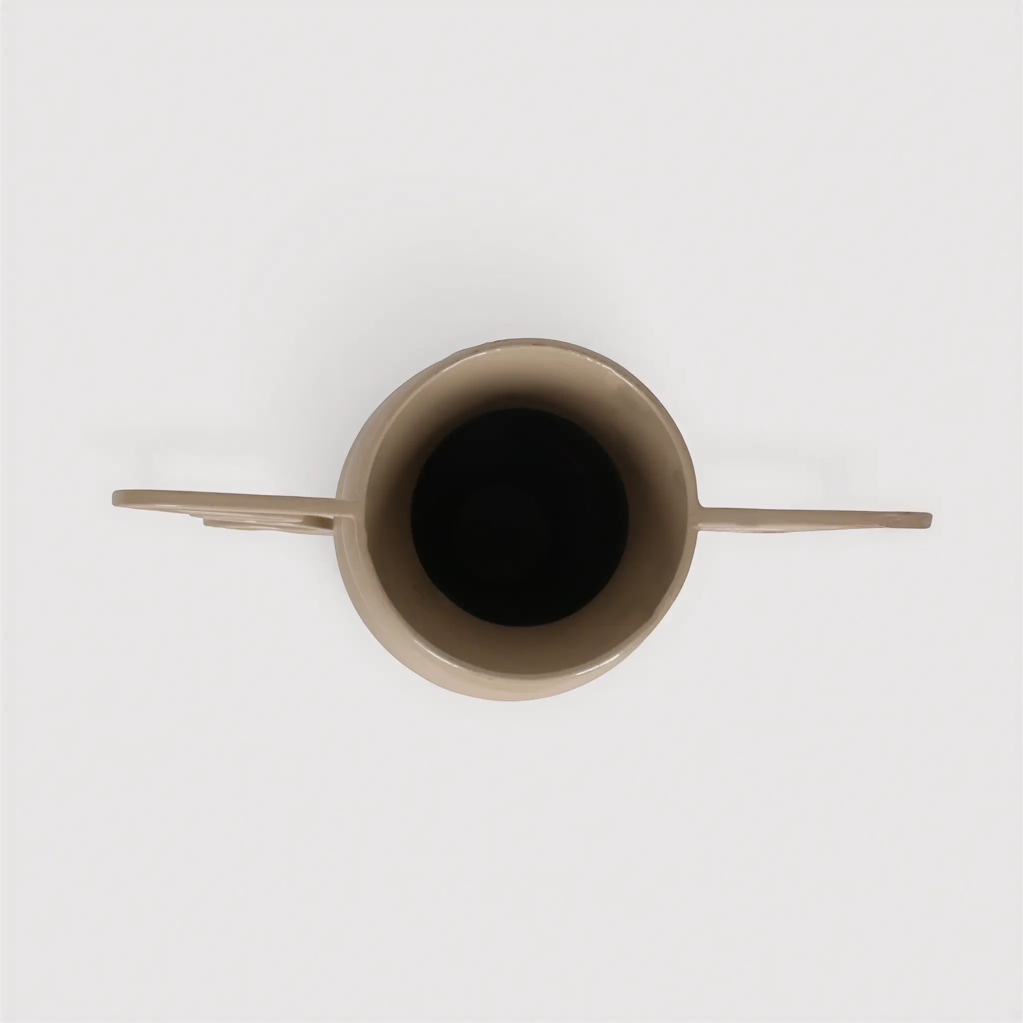 Celandra - Vaso decorativo da interno in metallo beige stile moderno - Image 4