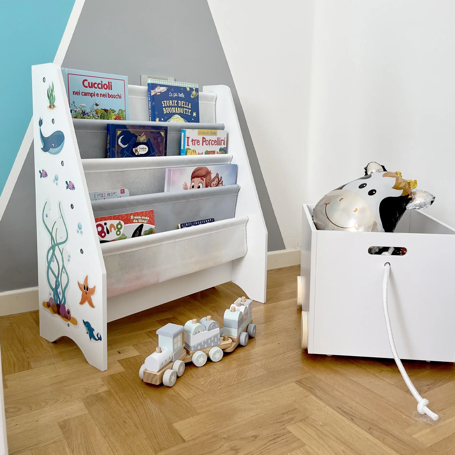 Crambe - Libreria per bambini con 4 scaffali - Image 3