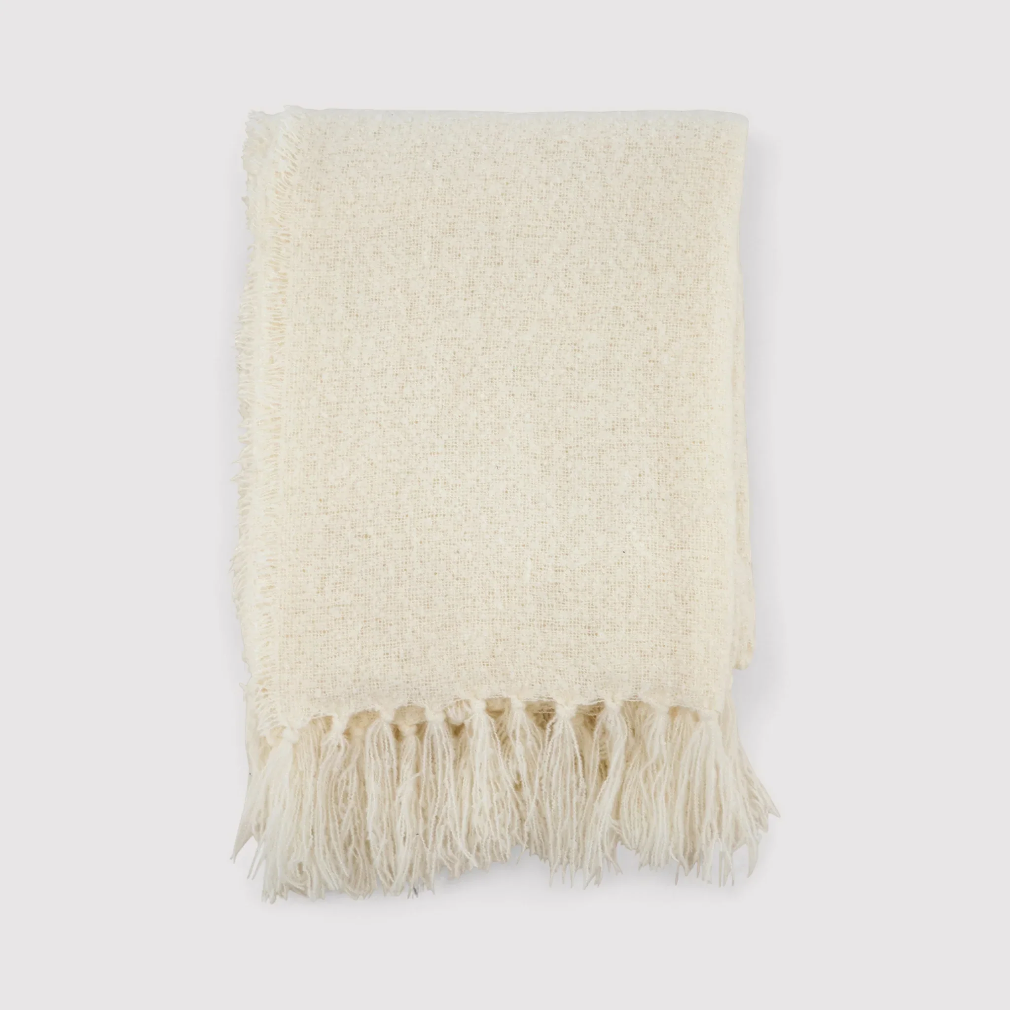 Cyperus - Coperta bianca da decorazione per camera o salotto - Image 4