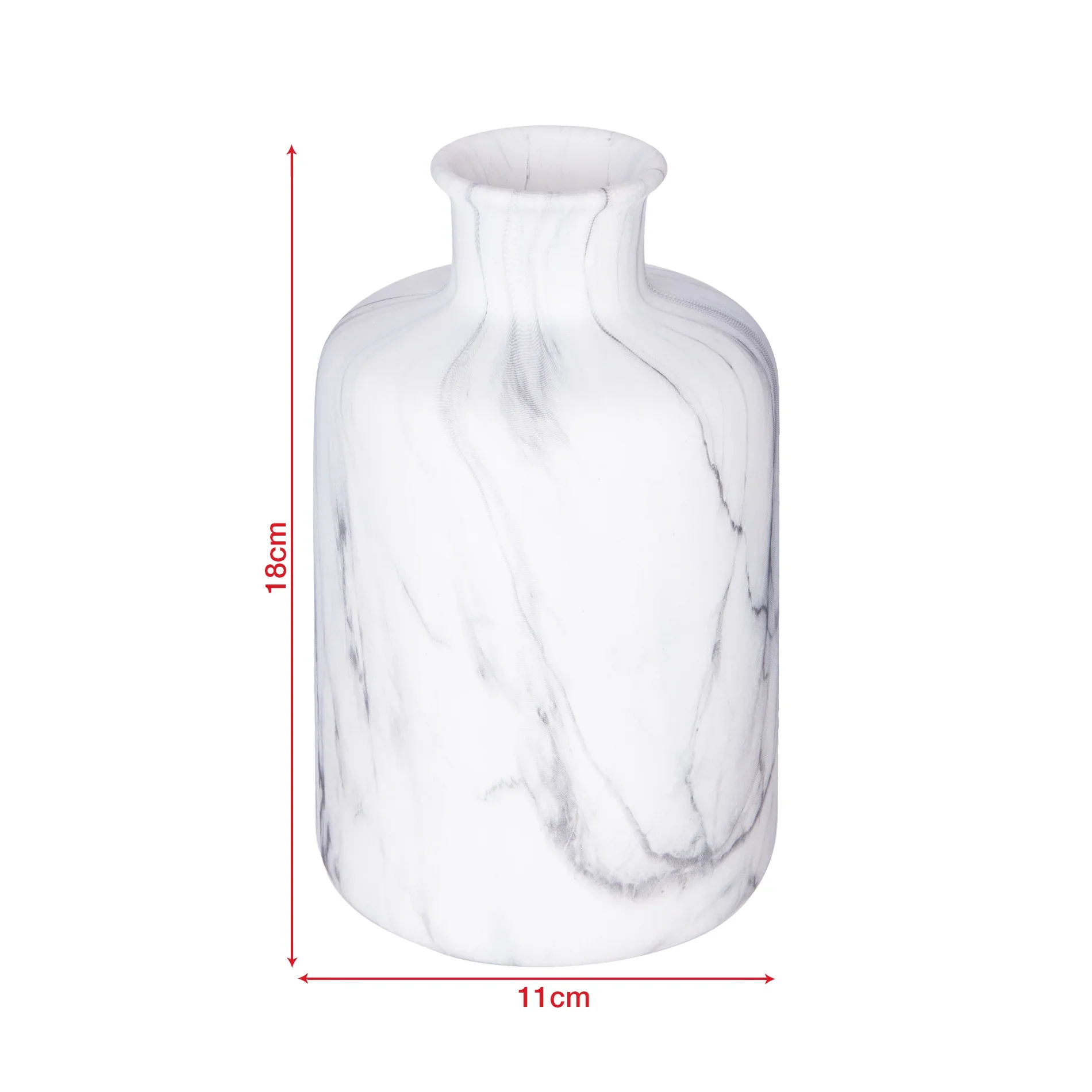Deodar - Vaso decorativo in dolomite a effetto marmo - Image 3