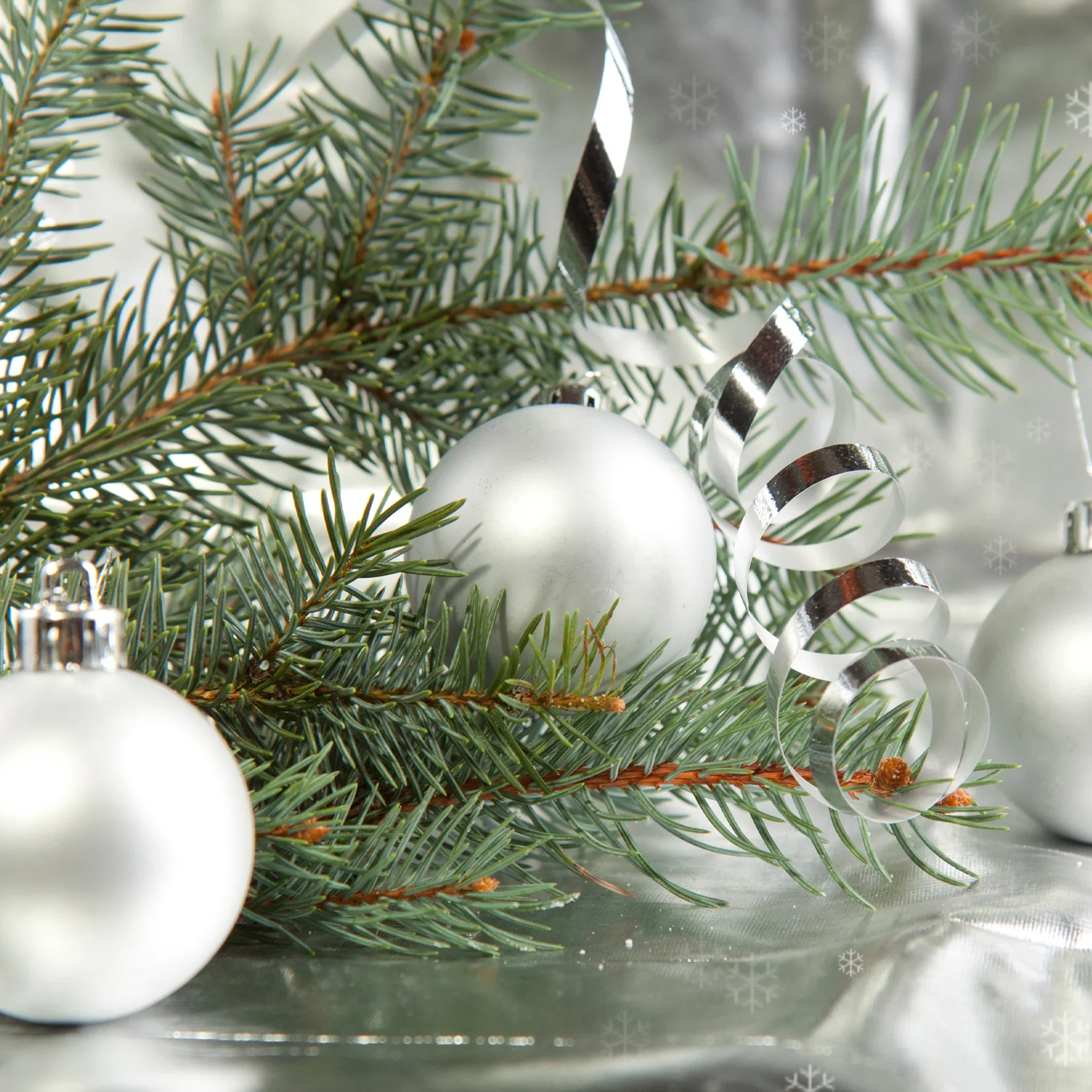 Ekop - 32 palline per albero di Natale color bianco opaco - Image 2