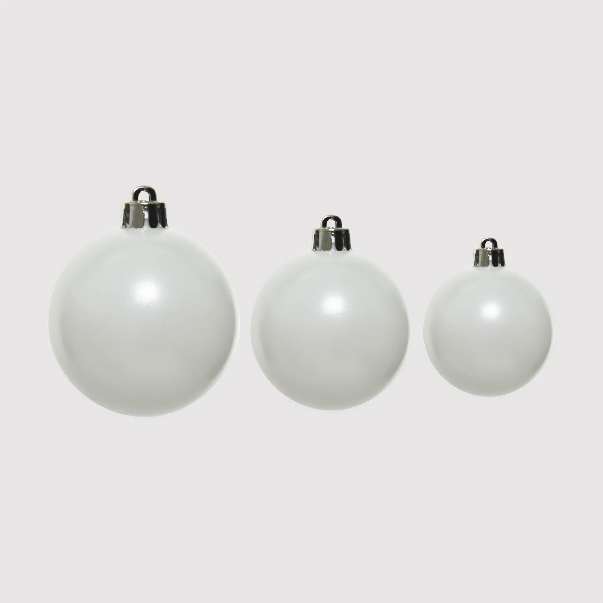 Ekop - 32 palline per albero di Natale color bianco opaco - Image 3