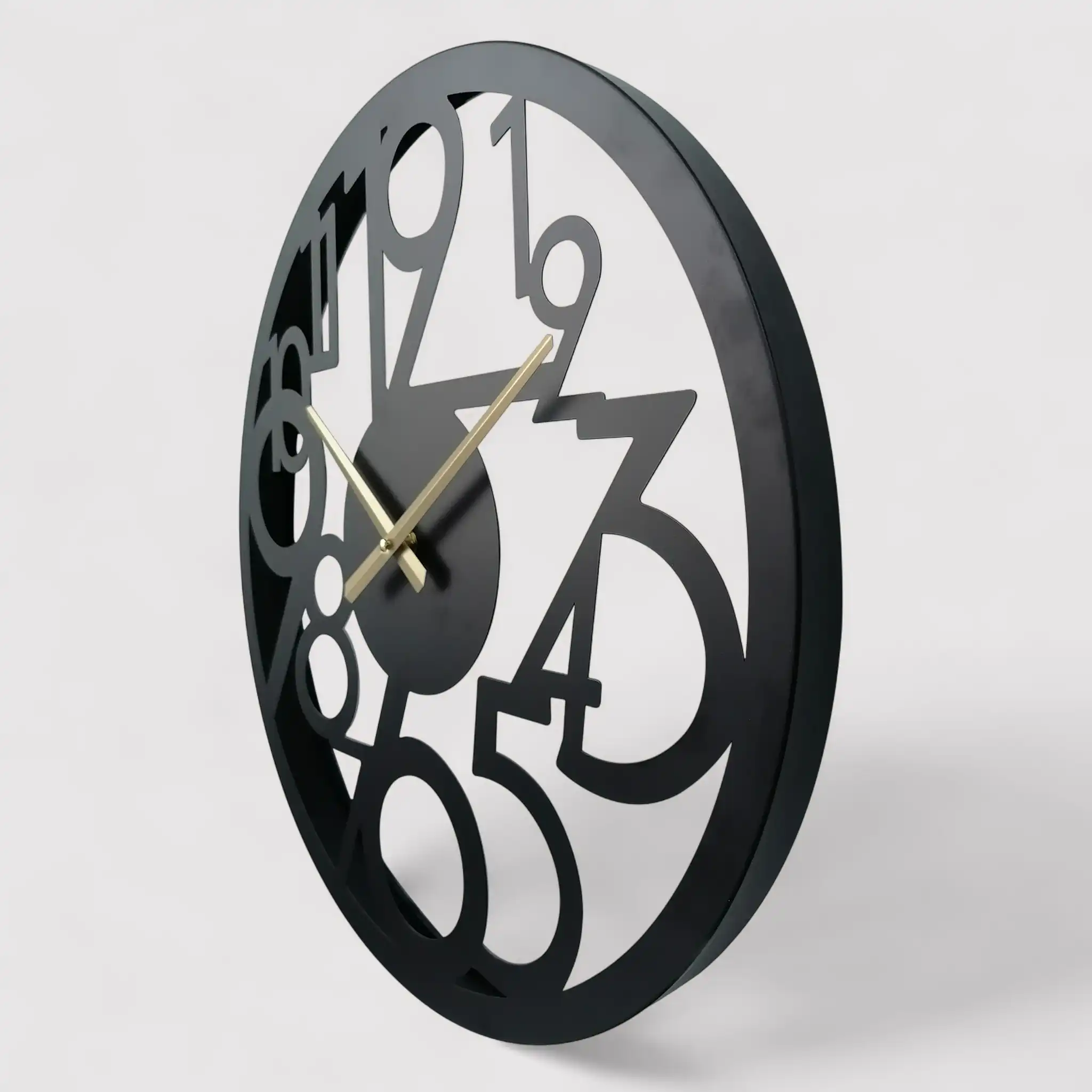 Falangio - Orologio da parete grande con numeri sparsi - Image 3
