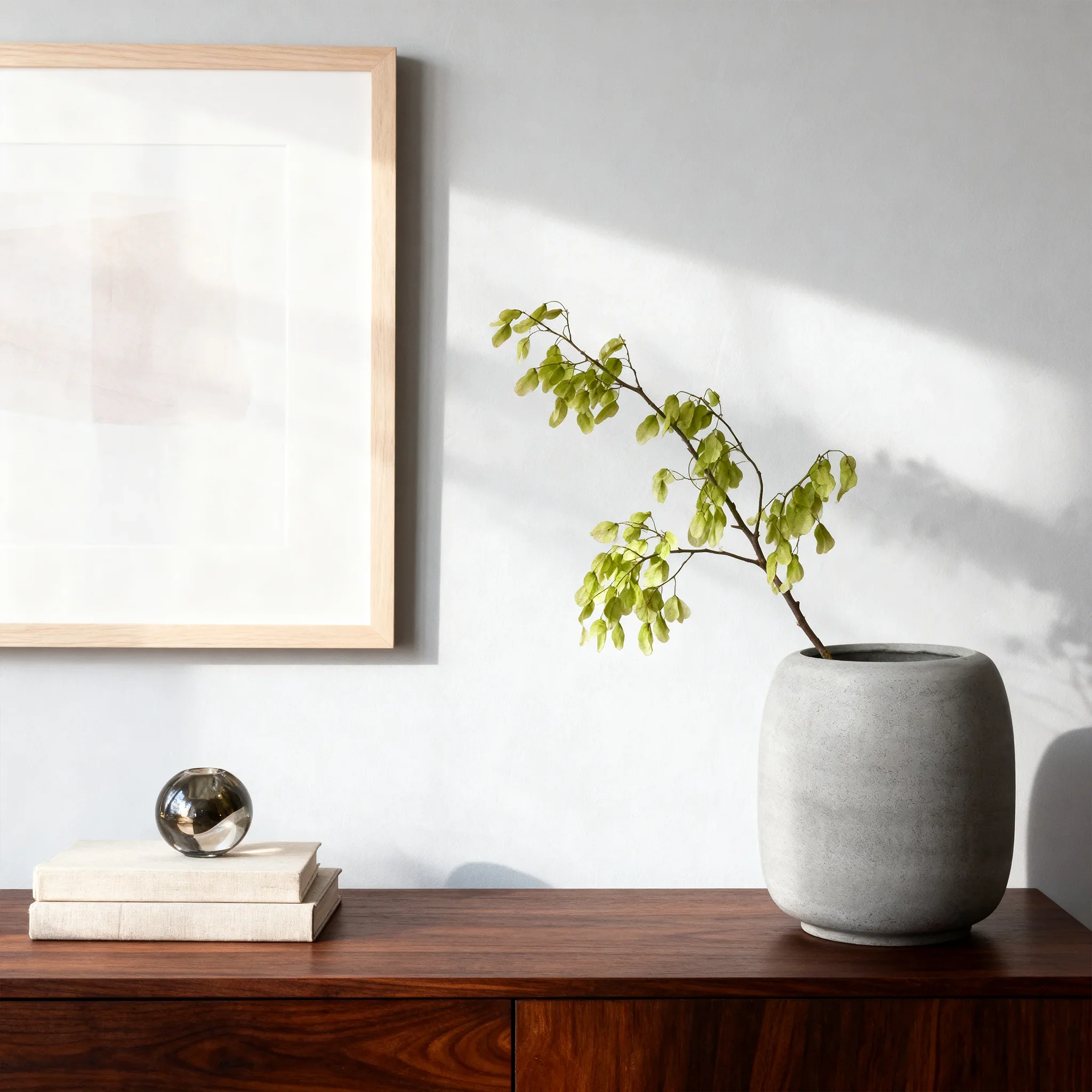 Florin - Vaso da fiori per interno in MGO grigio stile moderno - Image 2