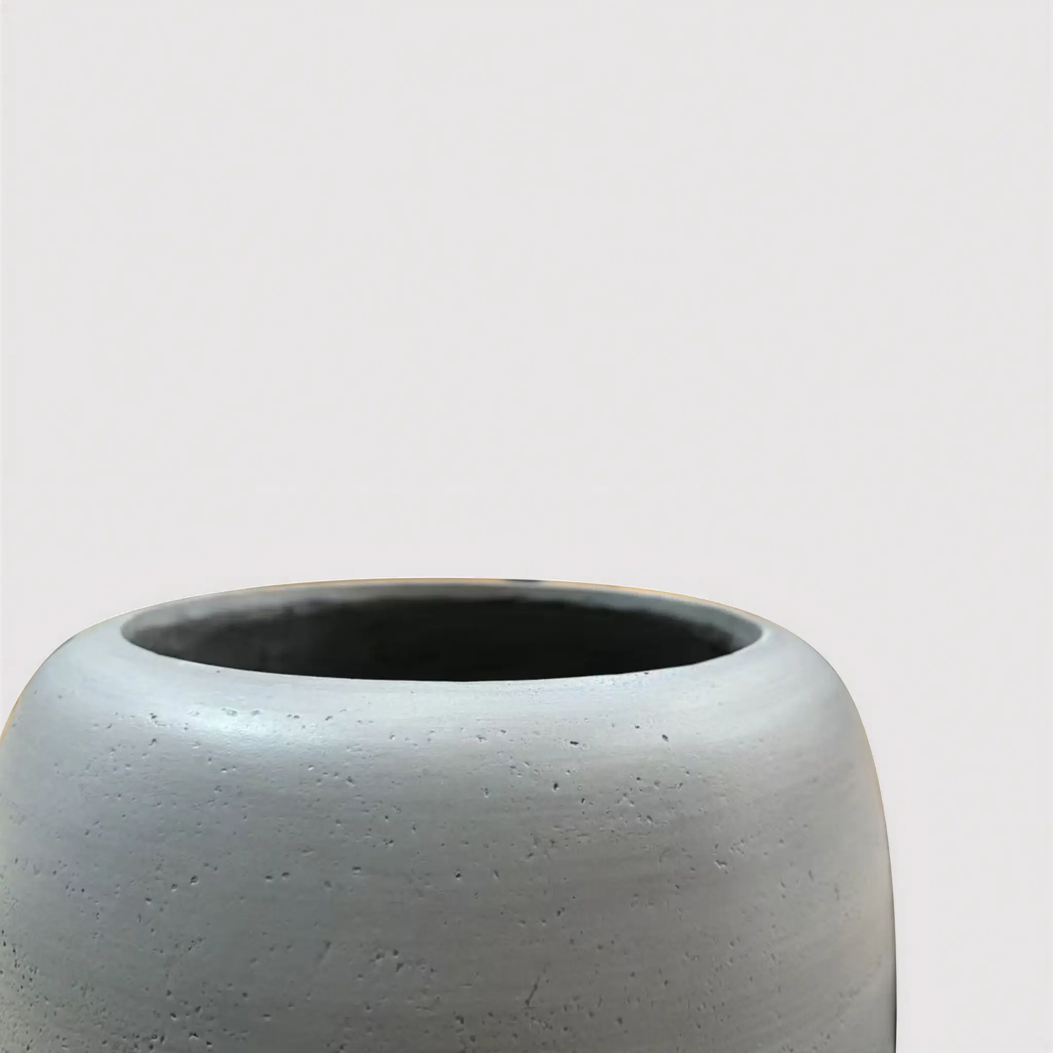 Florin - Vaso da fiori per interno in MGO grigio stile moderno - Image 4