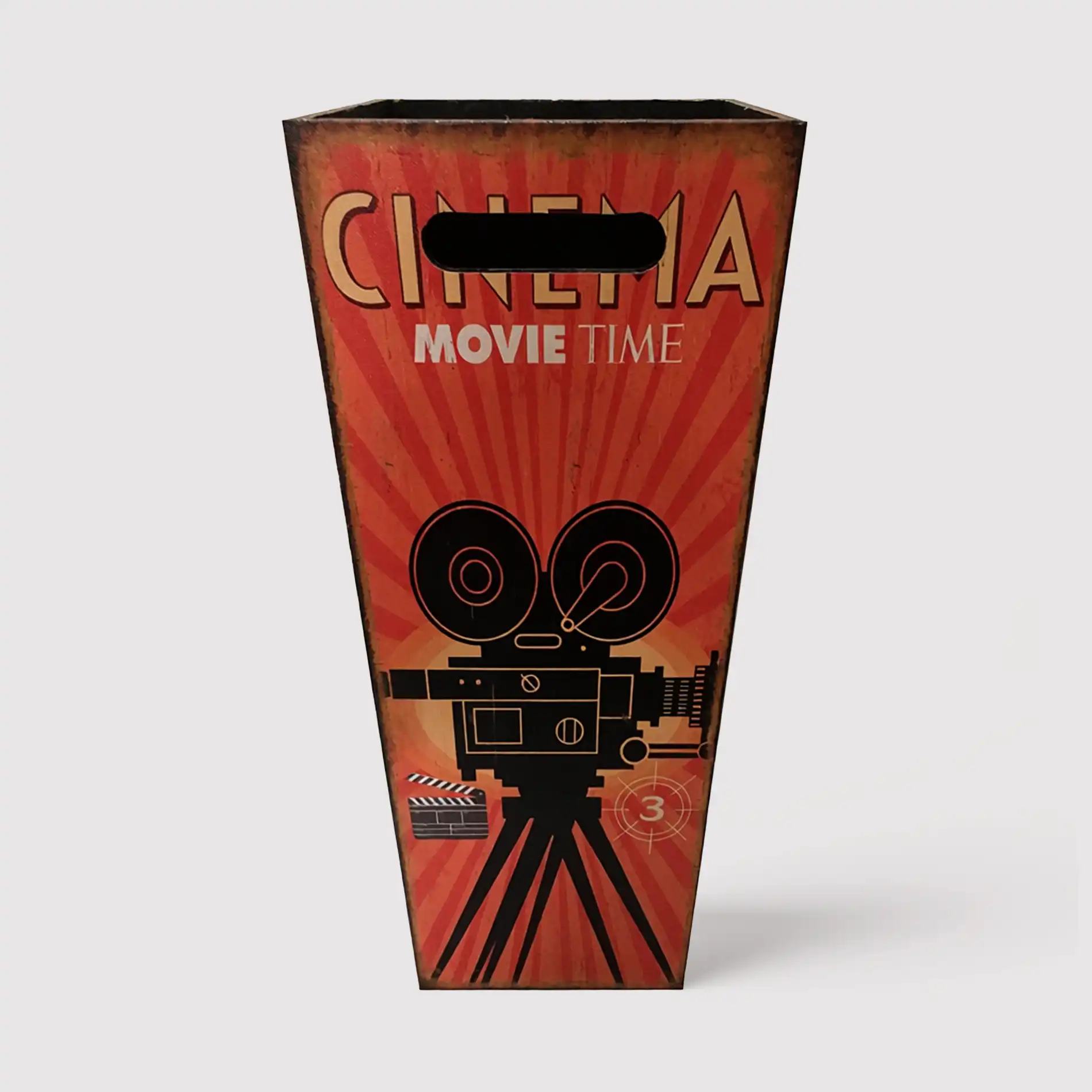 Fockea - Portaombrelli arancione decorato a tema cinema - Image 3