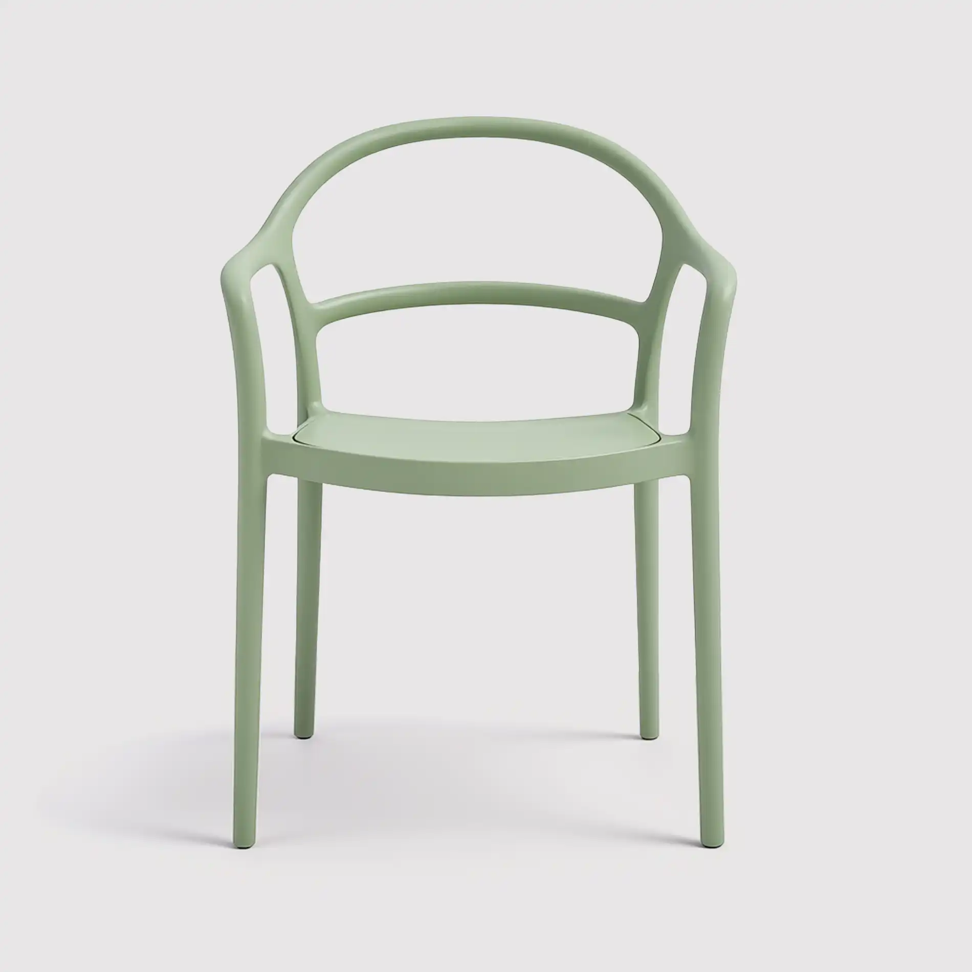 Harif - Sedia moderna verde chiaro per casa o esterno - Image 4