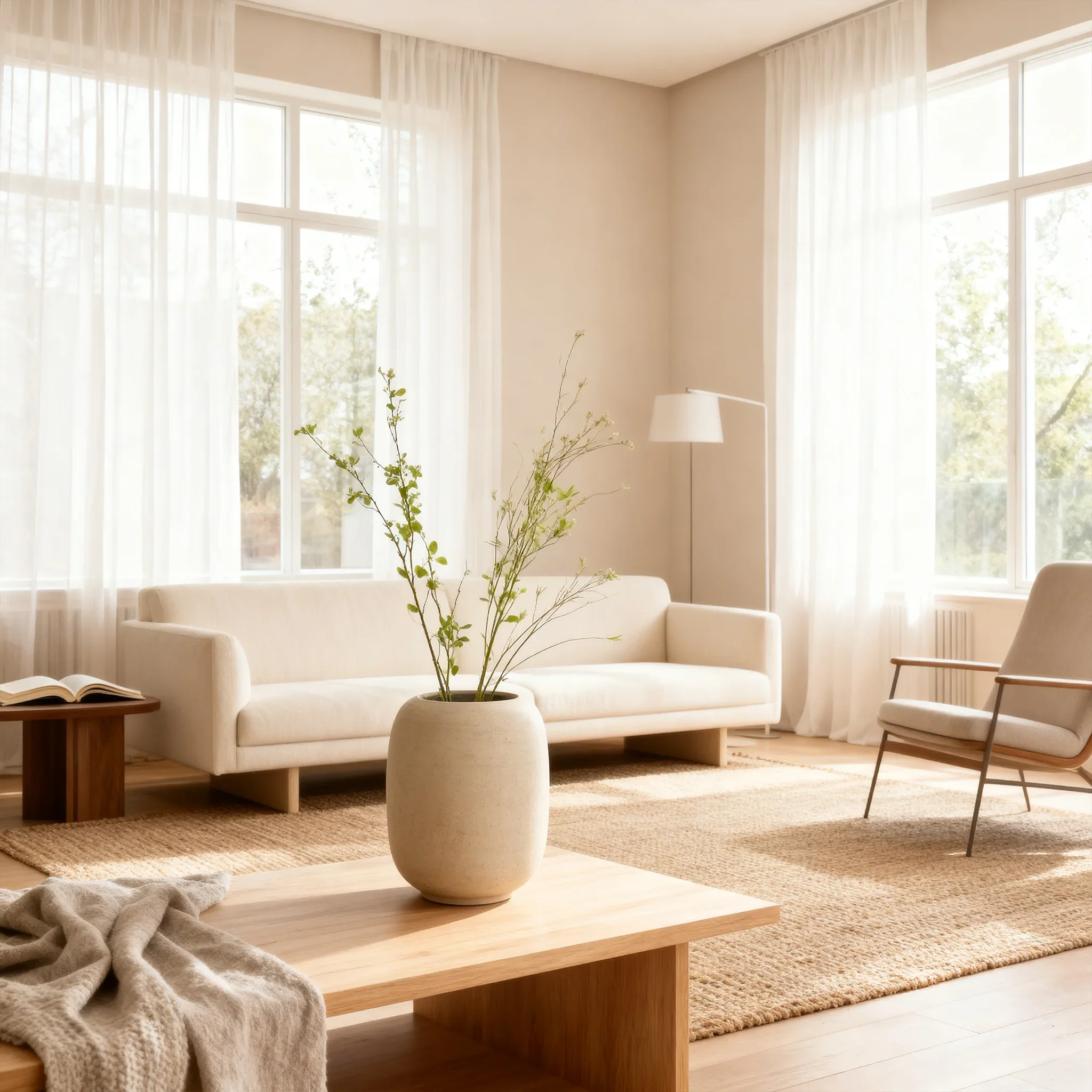 Heliosa - Vaso per Interno in MGO beige stile moderno - Image 2