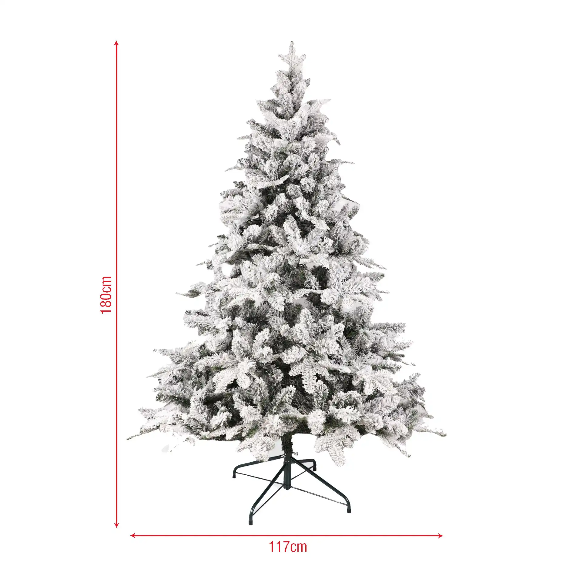 Intan - Albero di natale con neve finta da addobbare H 180 cm - Image 6