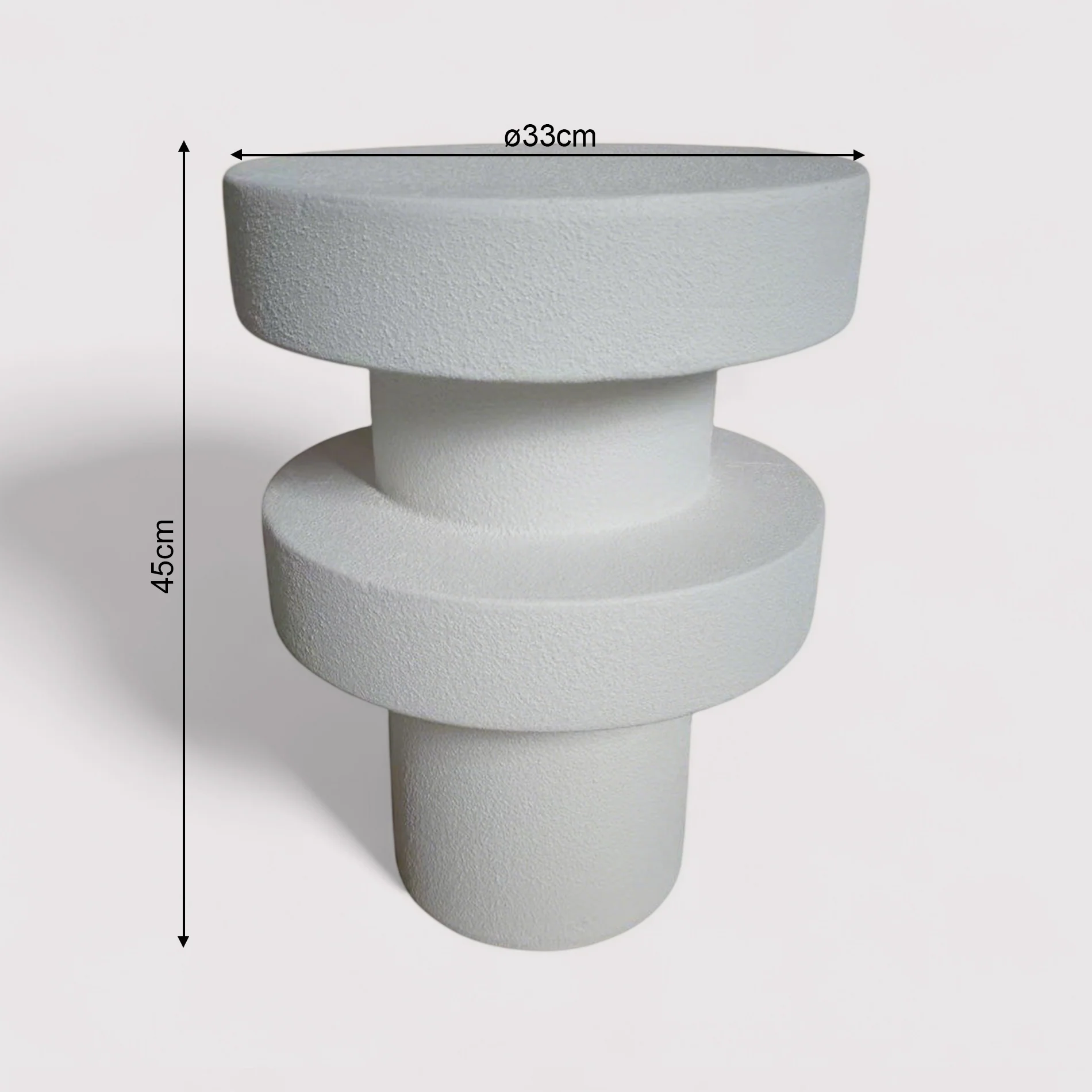 Kalix - Tavolino da caffe colore bianco stile moderno - Image 7