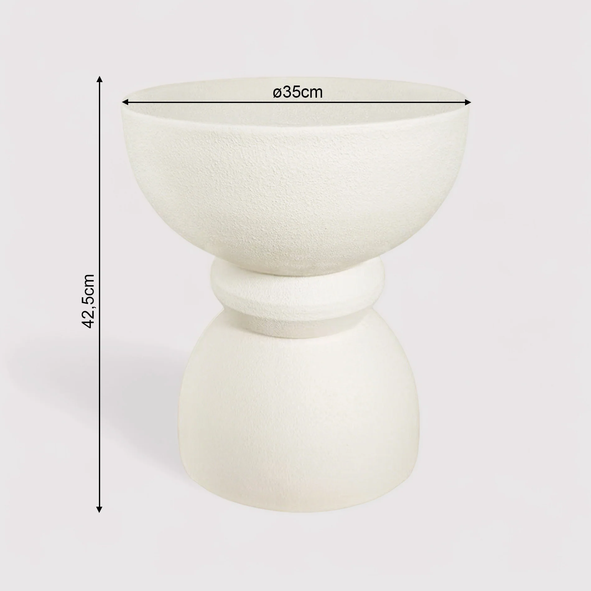 Kaolin - Tavolino da salotto colore bianco stile moderno - Image 7