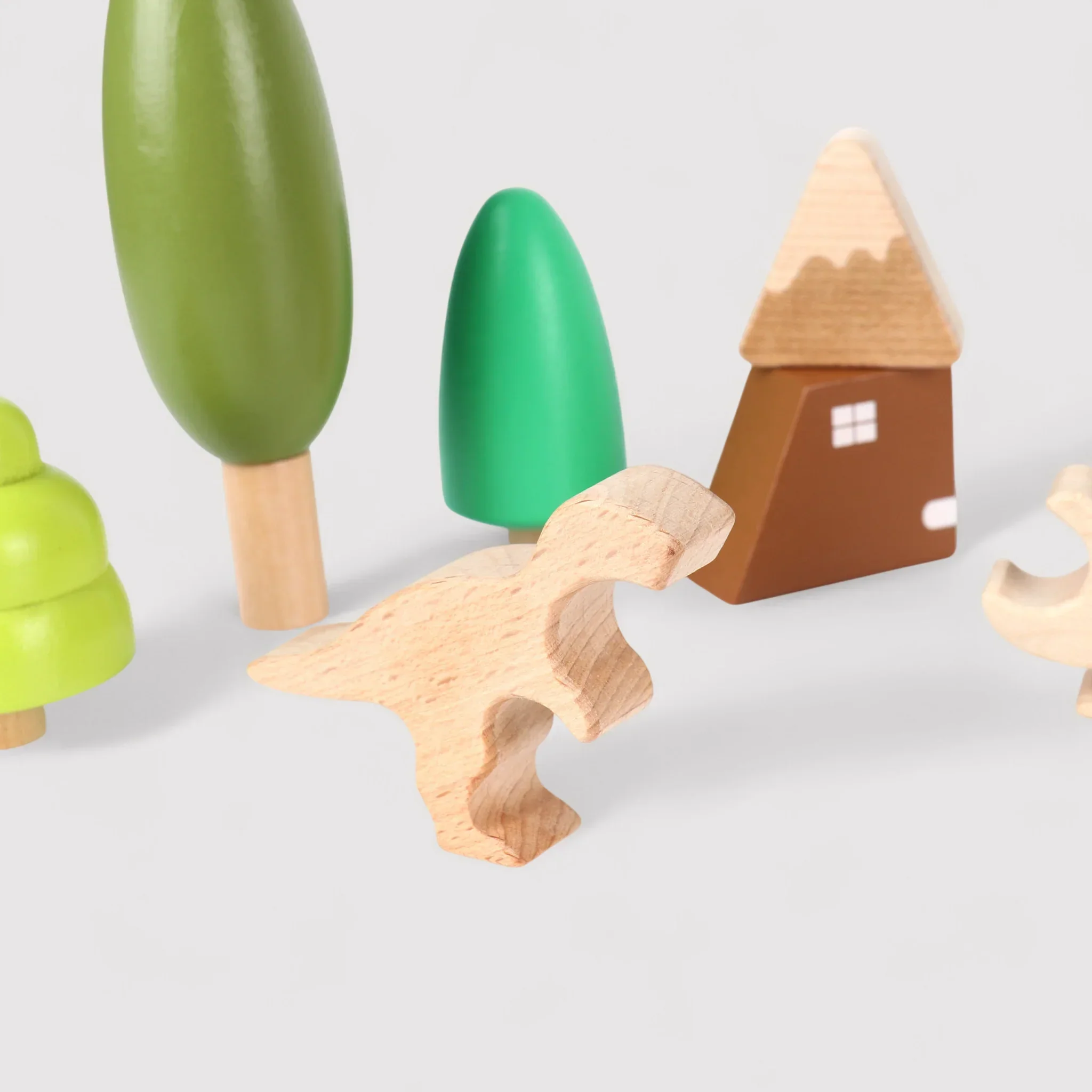 Kunzea - Set giochi a tema foresta preistorica in legno - Image 8