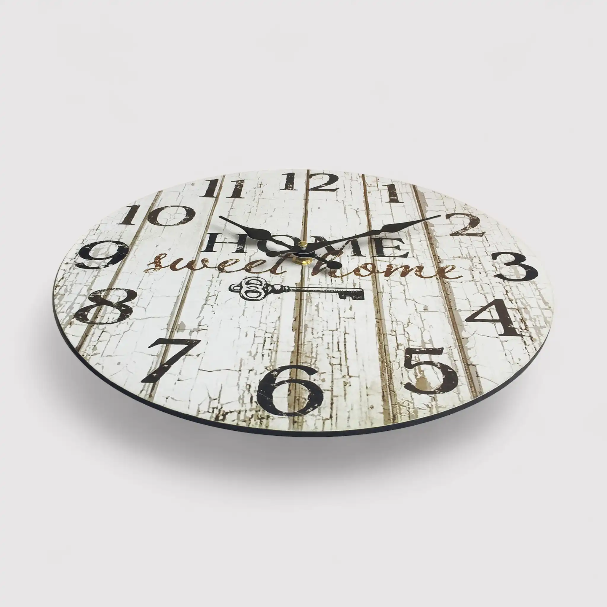 Mimosa - Orologio decorativo bianco in stile shabby chic - Image 4