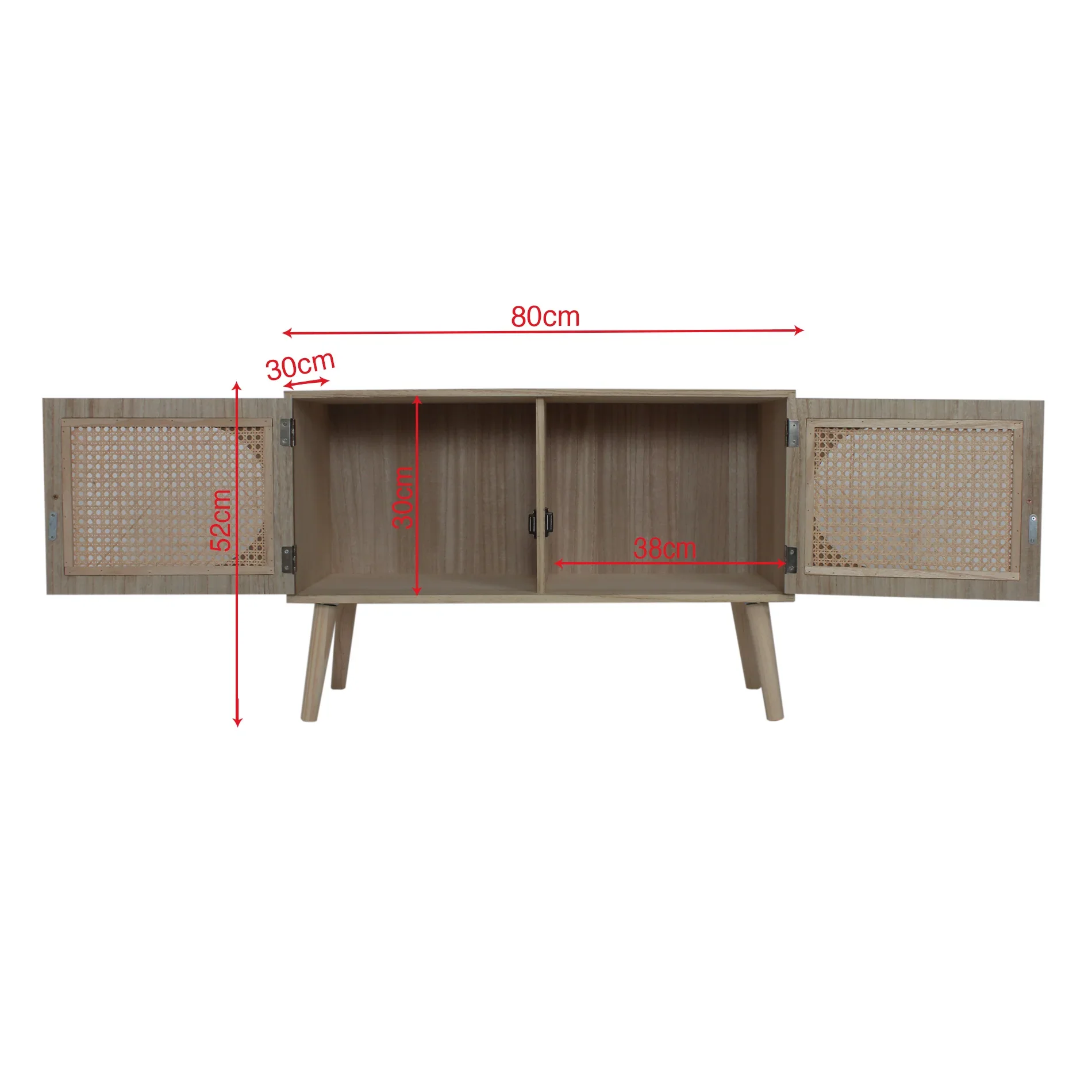 Moraea - Credenza da ingresso in stile boho chic con 2 ante - Image 8
