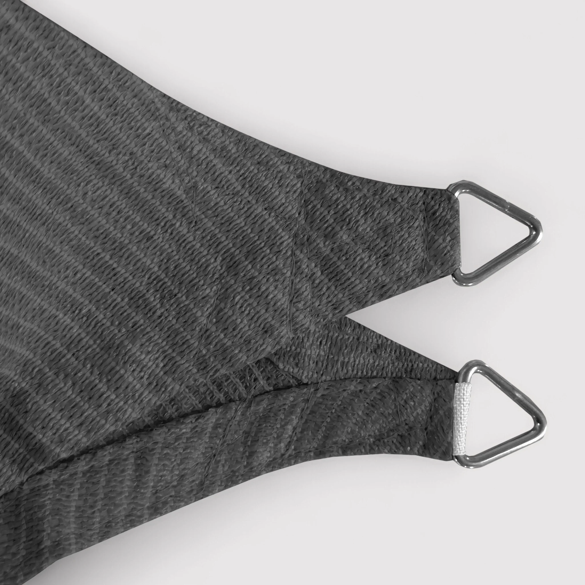 Nolina - Tenda a vela rettangolare grigia 2x3 mt con corde incluse - Image 3
