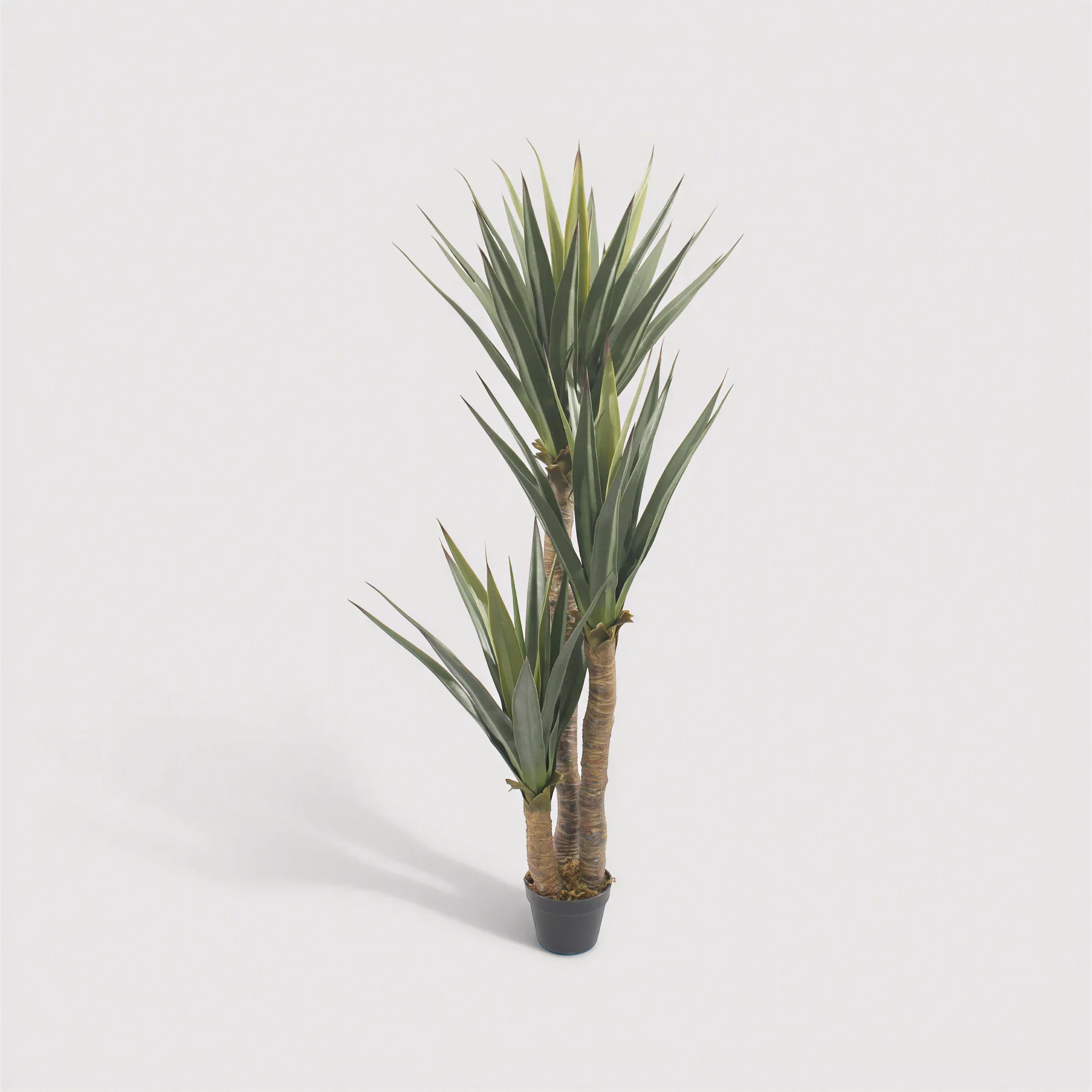 Talek - Pianta artificiale di Yucca colore verde marrone