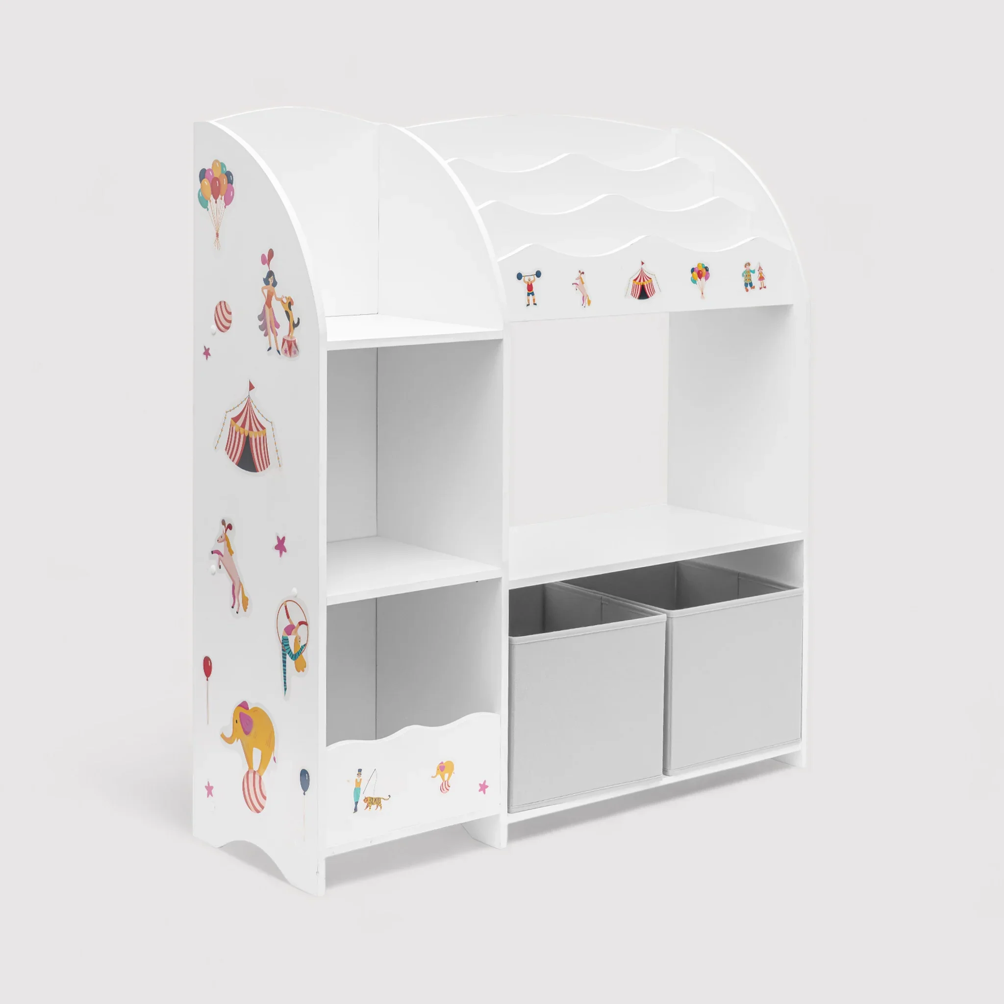 Serenoa - Mobiletto porta giochi bianco per cameretta - Image 11