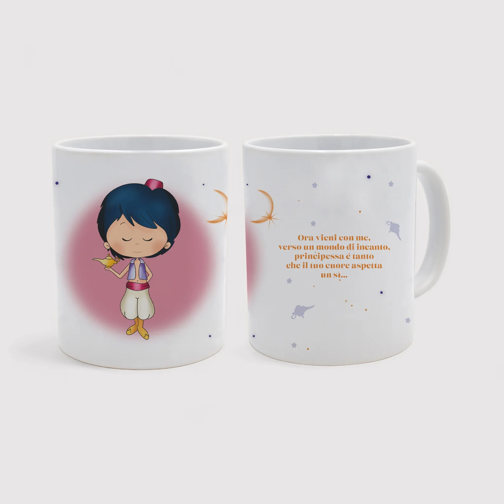 Set tazza tema "Notti d'oriente" e 2 candele profumate fragranza vaniglia - Image 6