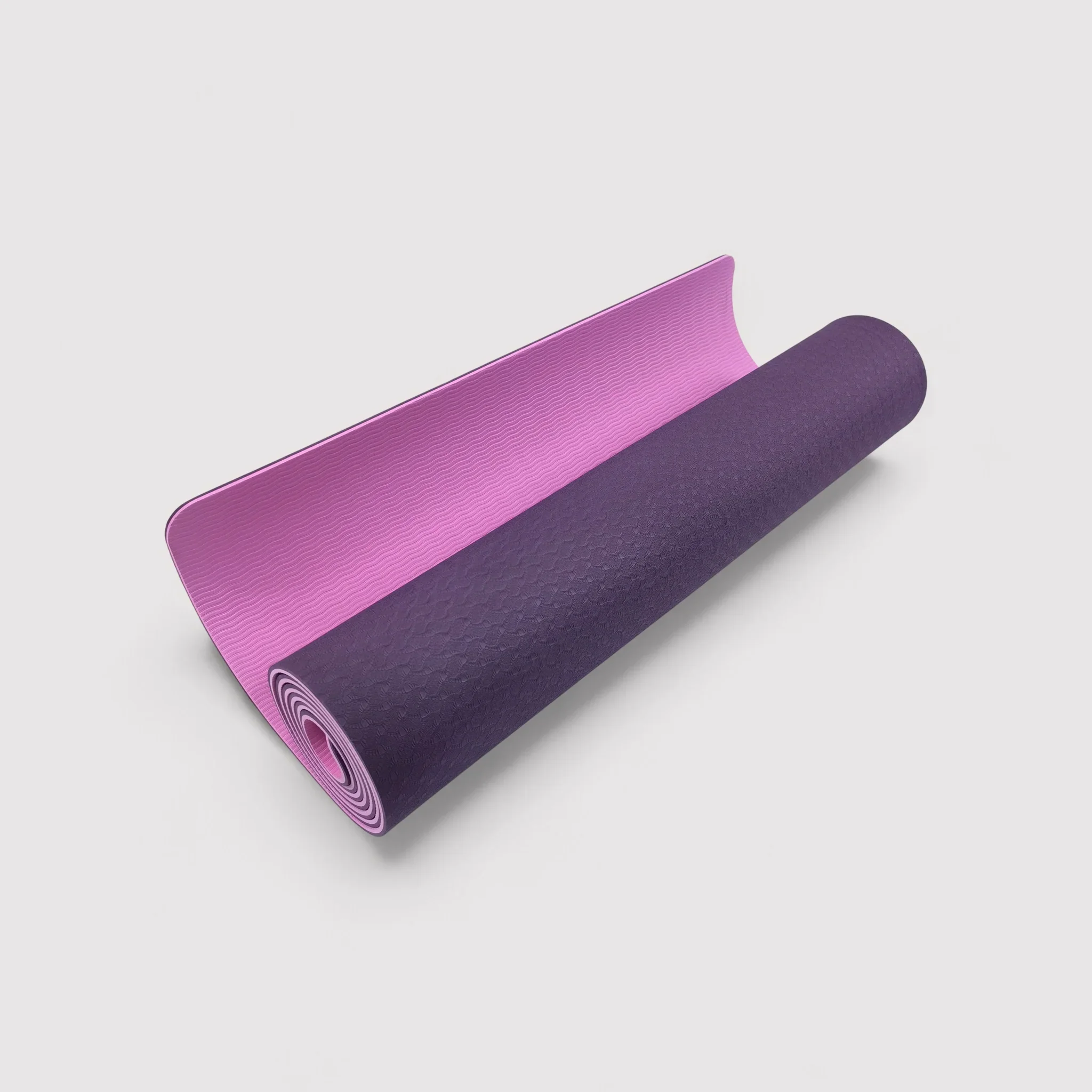 Tappetino da yoga rosa e viola antiscivolo per casa o esterno - Image 4