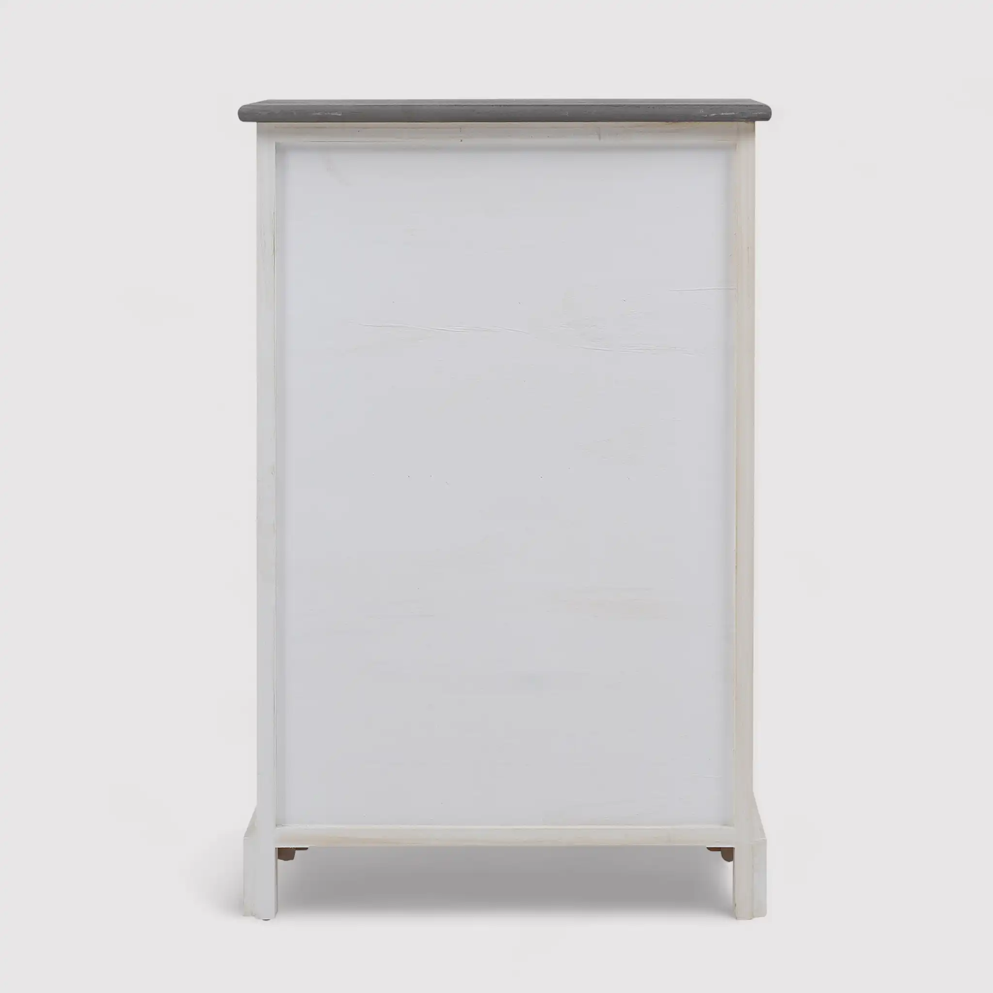 Tarhui - Mobiletto da ingresso bianco e grigio con 1 anta e 3 cassetti - Image 5