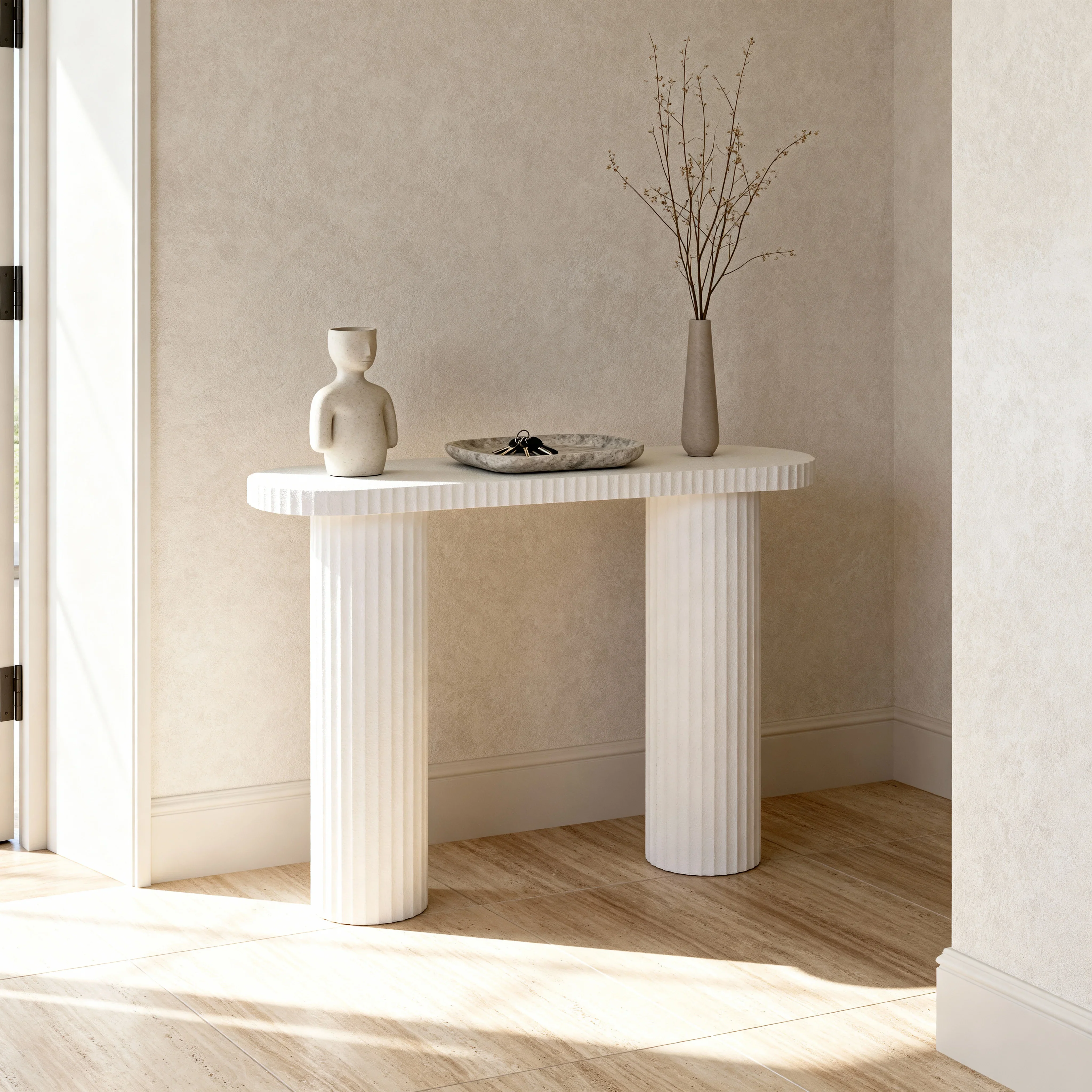 Sequoia - Tavolo consolle colore bianco stile moderno - Image 3