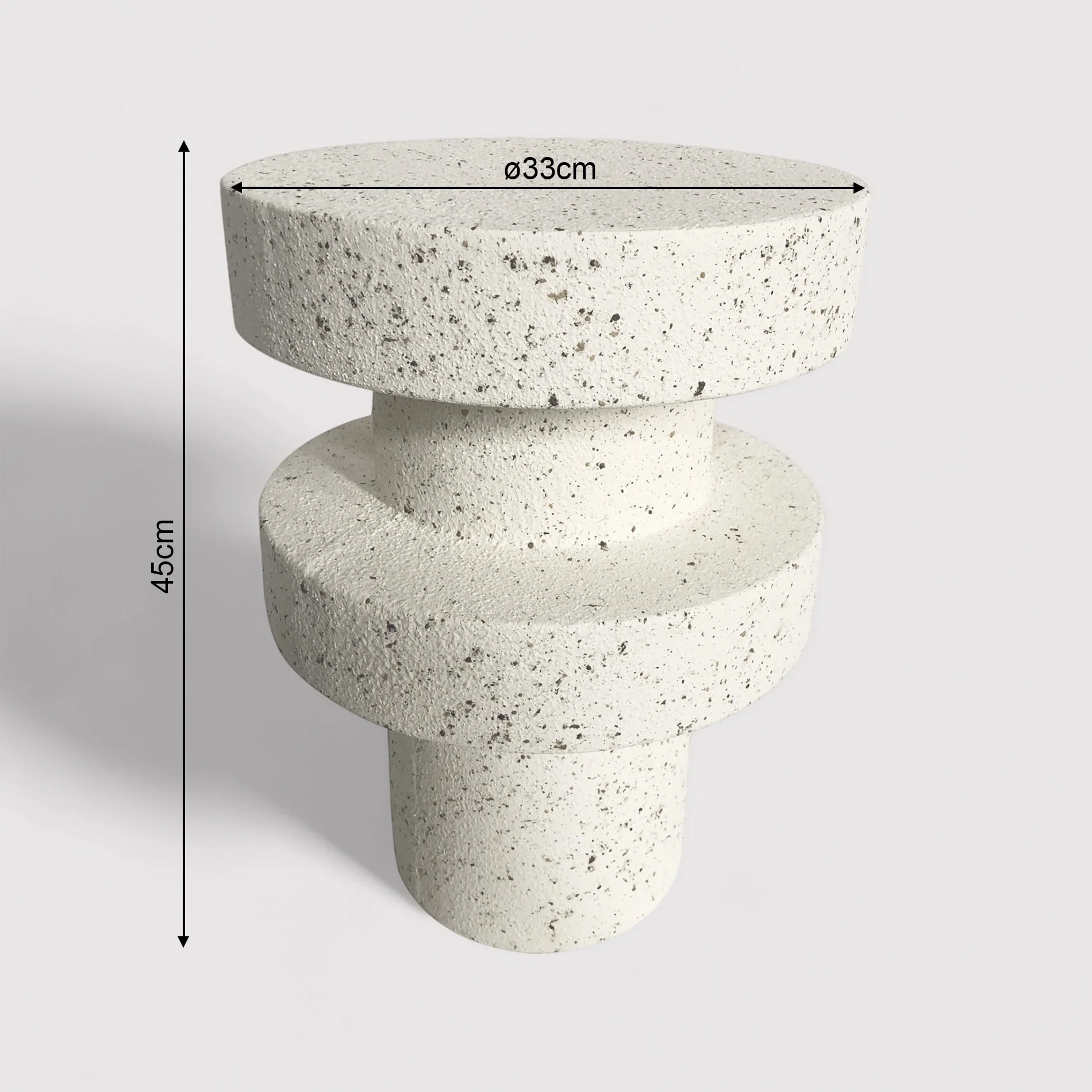 Traveno - Tavolino da caffe colore bianco e nero stile moderno - Image 7