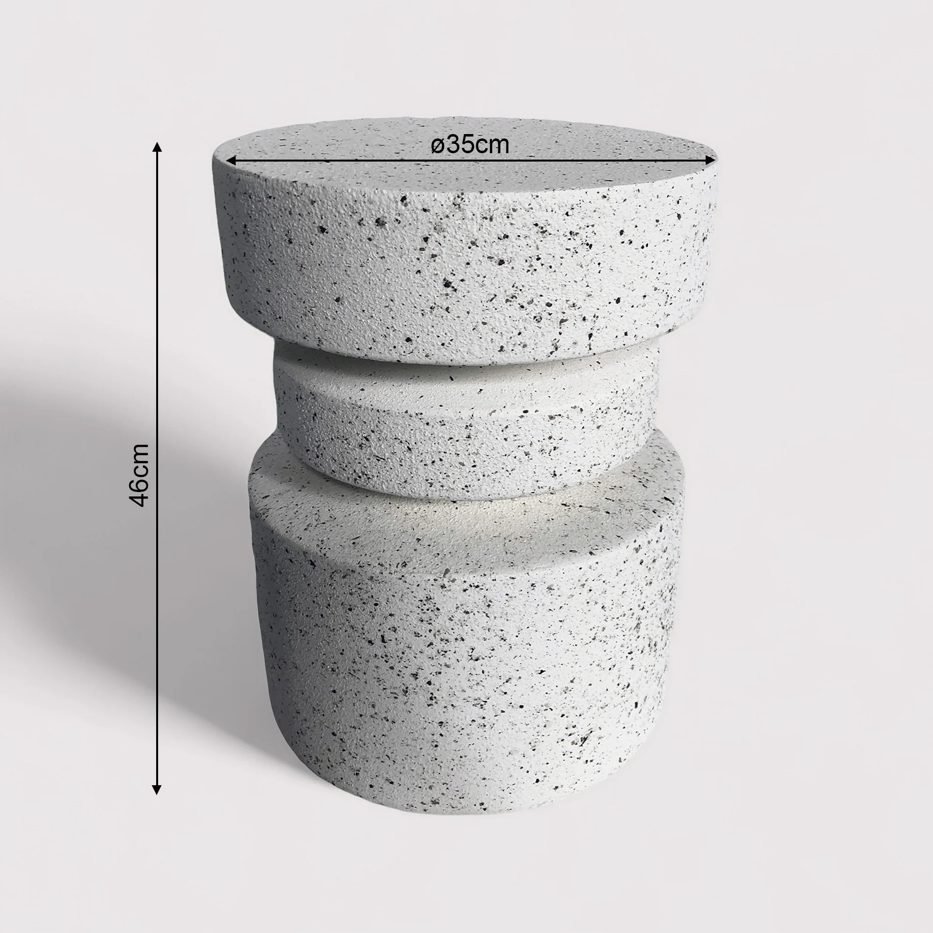Vexo - Tavolino da divano colore bianco e nero stile moderno - Image 7