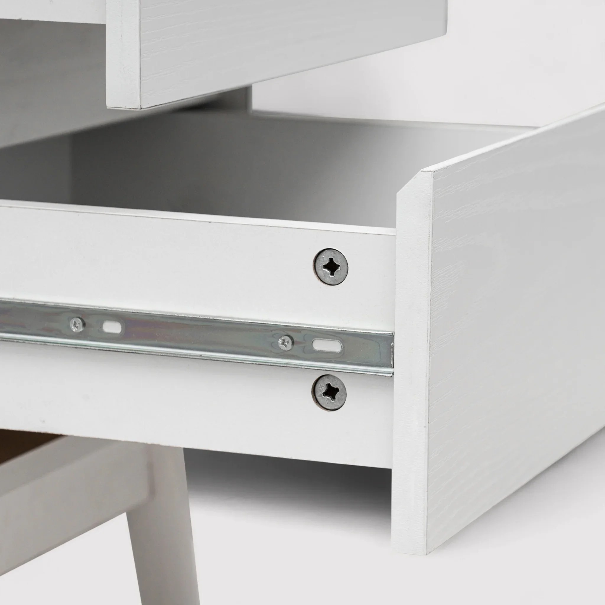 Yuzu - Comodino in stile moderno bianco con 2 cassetti - Image 5